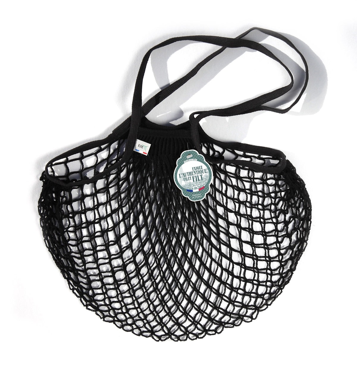Black Cotton Shopper