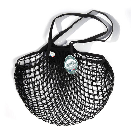 Black Cotton Shopper