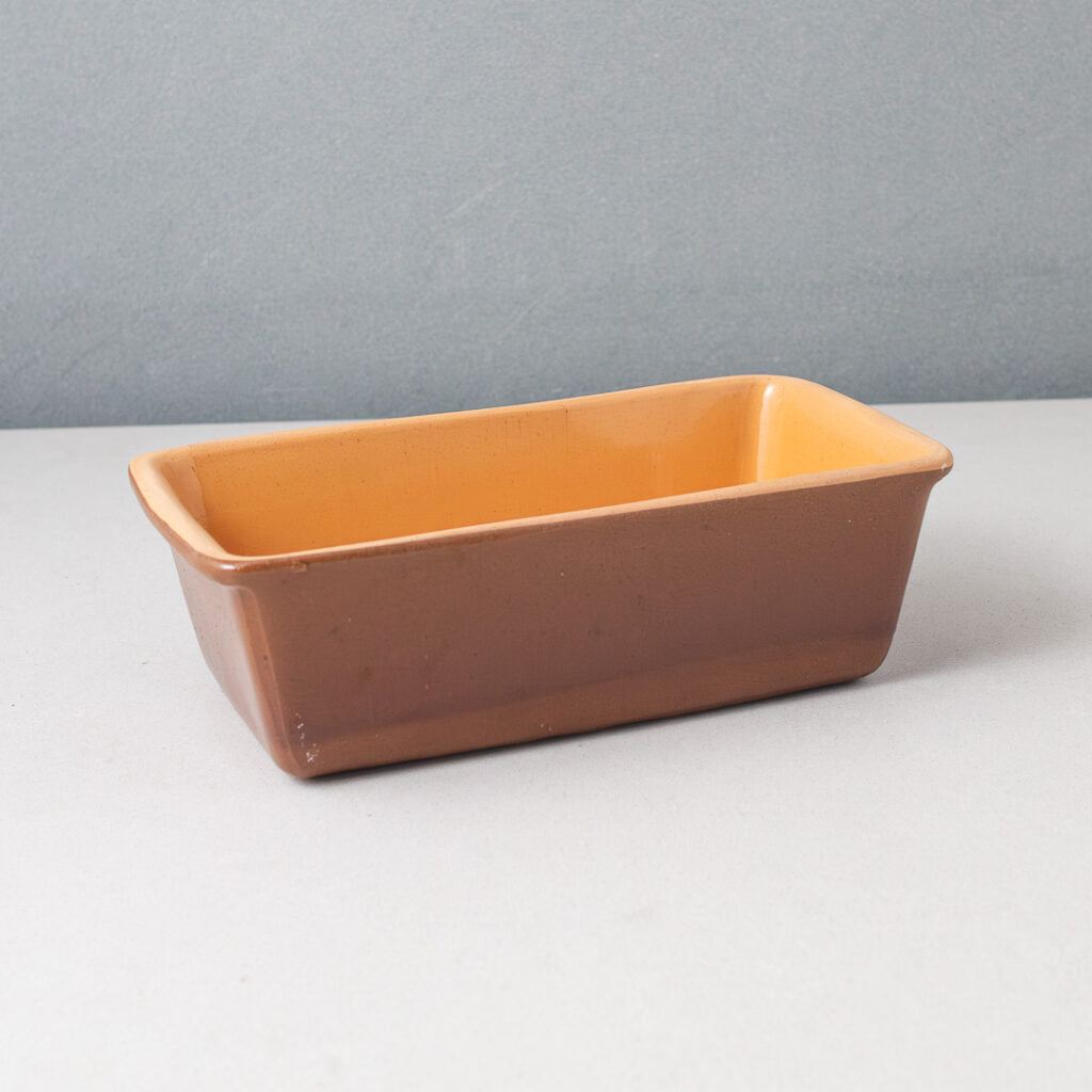 Vintage French Stoneware Rectangular Pan
