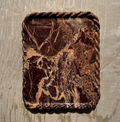 Juliet Tray, Oxblood Marble