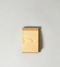 KIZARA · Wood Sheet Memo Pad, Small